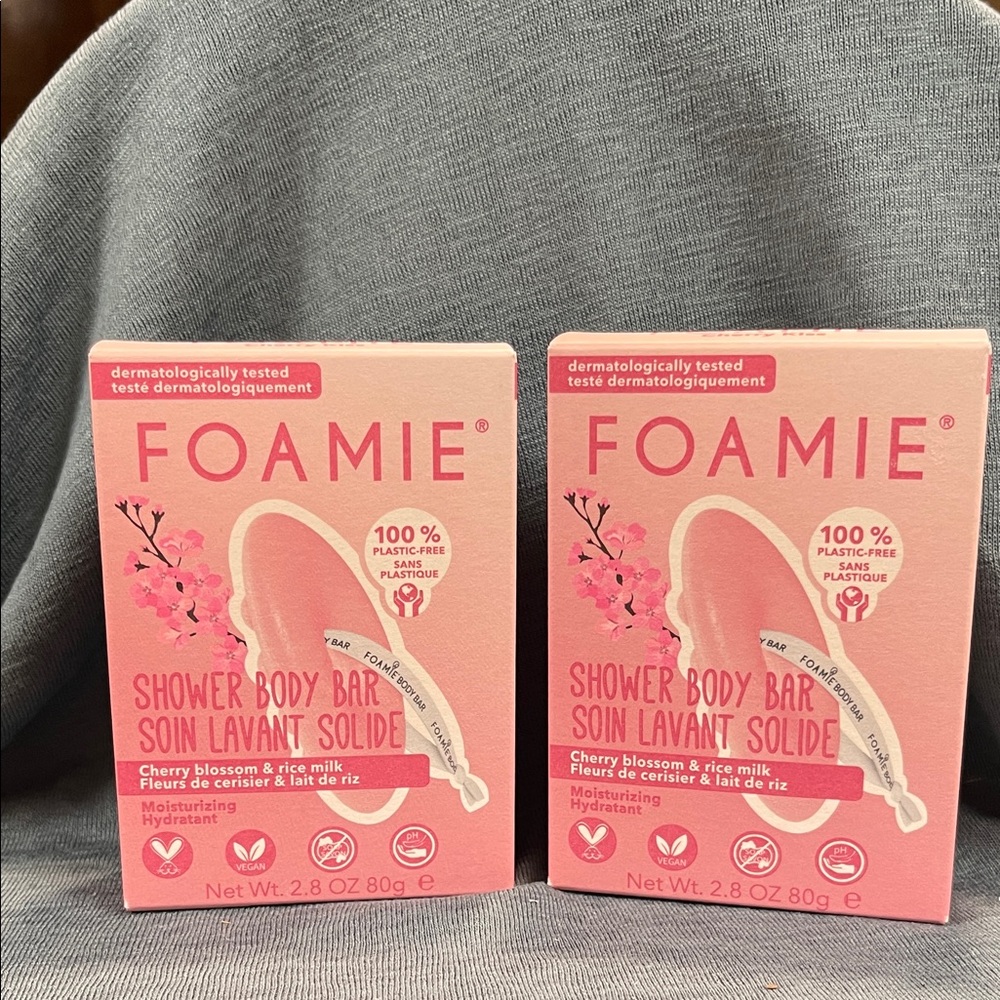 Foamie Cherry Blossom Shower Body Bar Foamie Bar